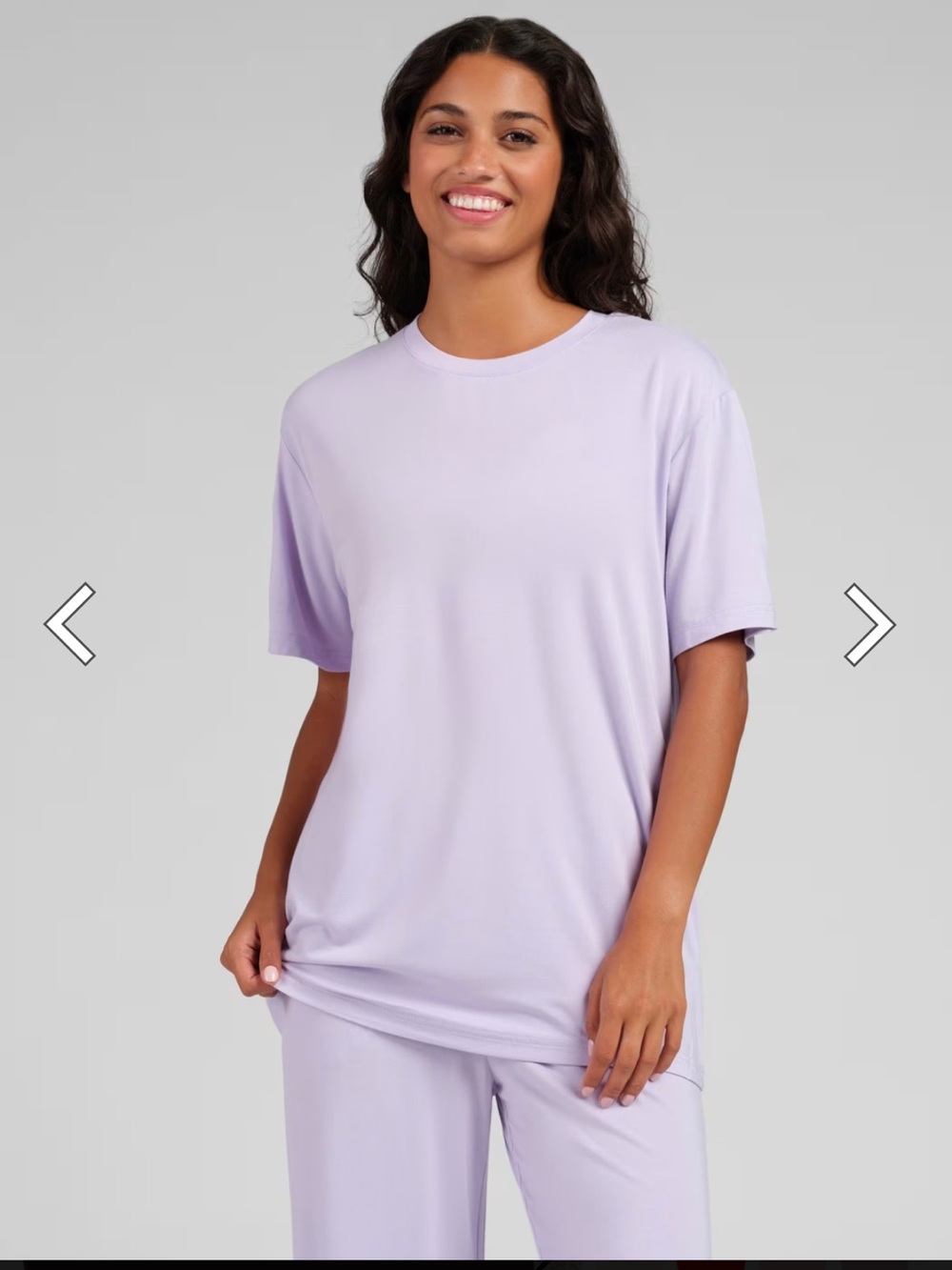 Cloud Lounge Tee in Lavendar